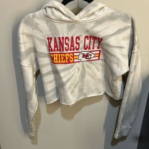 Kansas City chiefs cropped hoodie